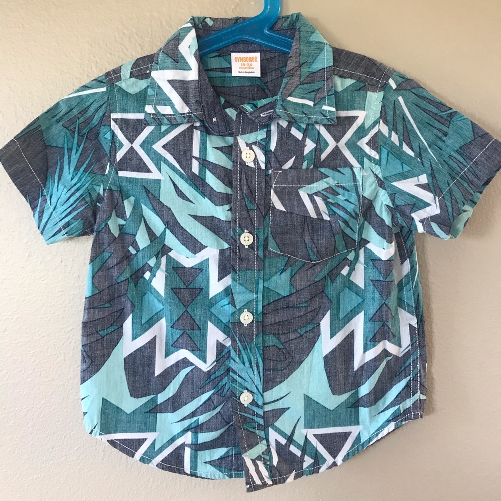 Gymboree S/S Button Up Shirt Lot Baby Size 18-24M - Picture 2 of 6